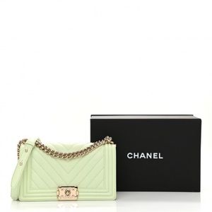 COPY - Light Green Chanel Old Boy Bag